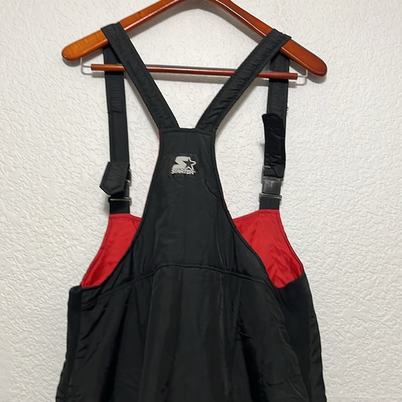 Vintage Starter Chicago Bulls Ski Snow Bib Overall - Picture 13 of 17